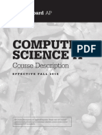 AP Computer Science a Course Description 2014