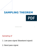 Sampling Theorem: Skcet/Ece/ DC Sem 5 1