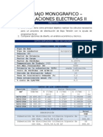 Trabajo Instalaciones Electricas II