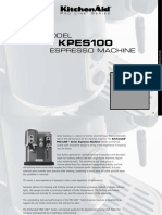 KitchenAid Coffeemaker User Manual PROLINE SERIES KPES100