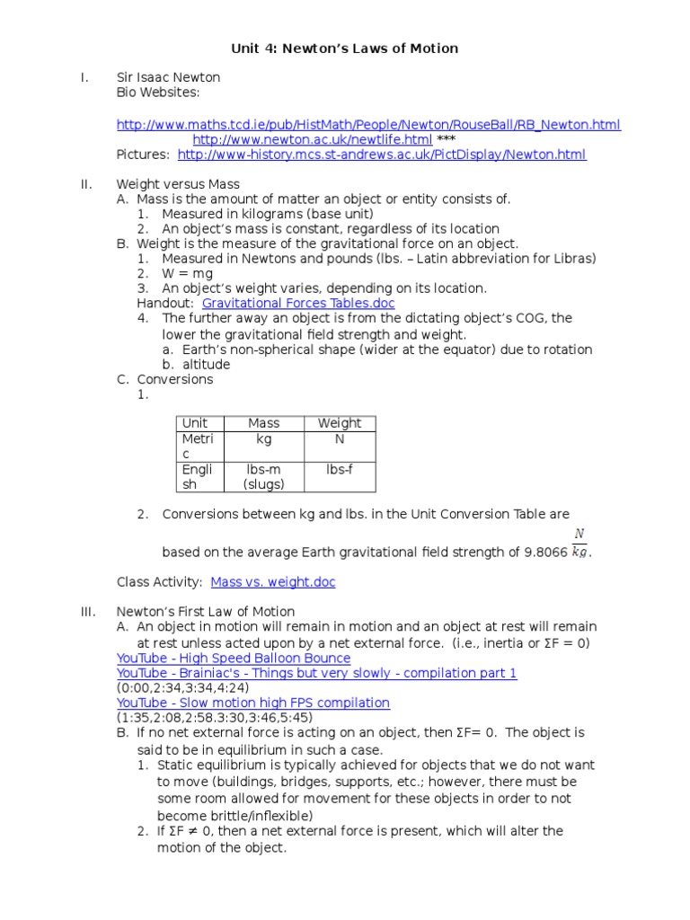 Understanding Newton's Laws of Motion | PDF | Force | Mass
