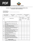 Borang Soal Selidik Indeks Persepsi Murid