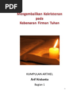Download Mengembalikan Kekristenan ke Alkitab by bapakne ion SN27236024 doc pdf