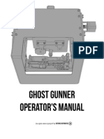Ghost Gunner Operator's Manual