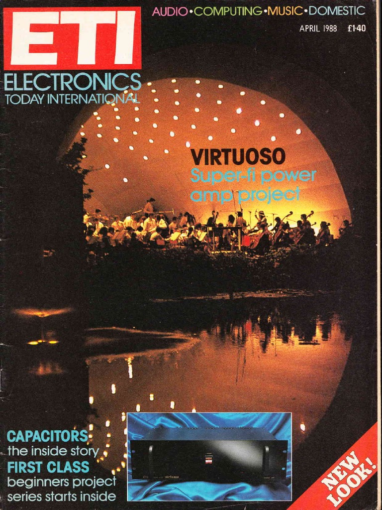 Electronics Today International April 1988 | PDF | Capacitor