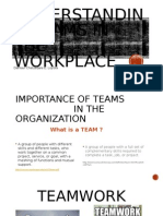 Understandin G Teams in THE Workplace: Group 2