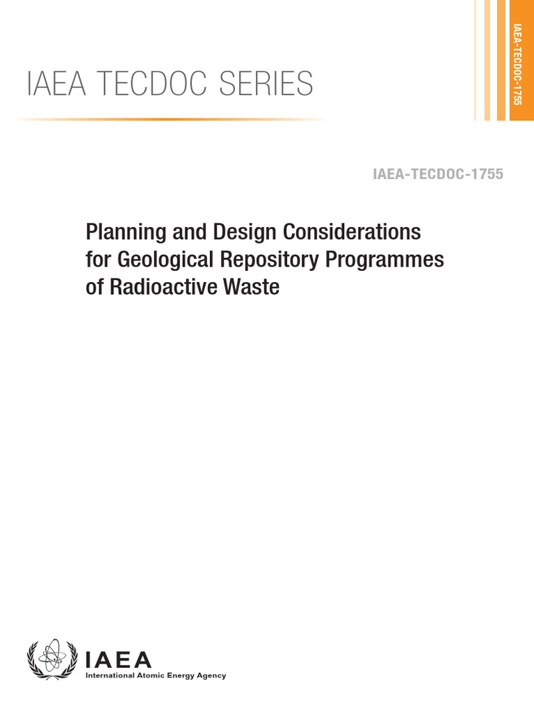 Aeia Tecdoc | PDF | Deep Geological Repository | Radioactive Waste