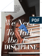 We Need To Talk About Discipline. Pride Magazine. November 2014