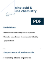 Amino Acid & Proteins Chemistry- Tutorial
