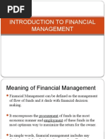 Introduction To Financial Management