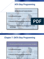 Chapter 7: DATA Step Programming: 7.1 Reading SAS Data Sets and Creating Variables