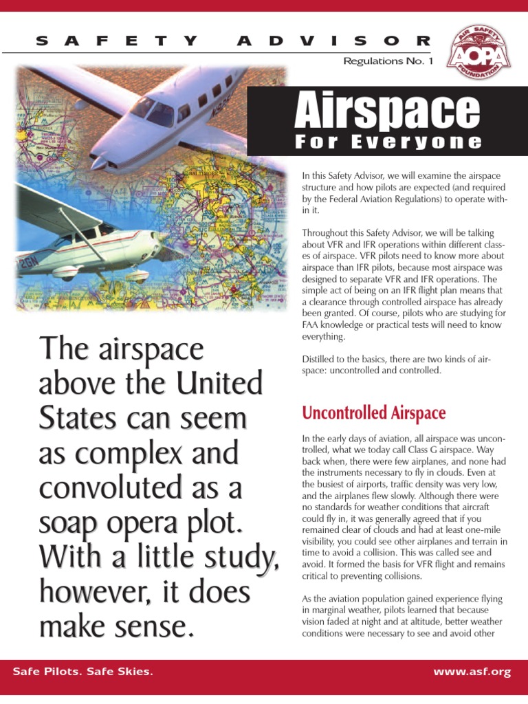 Airspaces for Dummies Instrument Flight Rules Visual Flight Rules