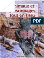 Animaux Et Personnages Tout en Tissu