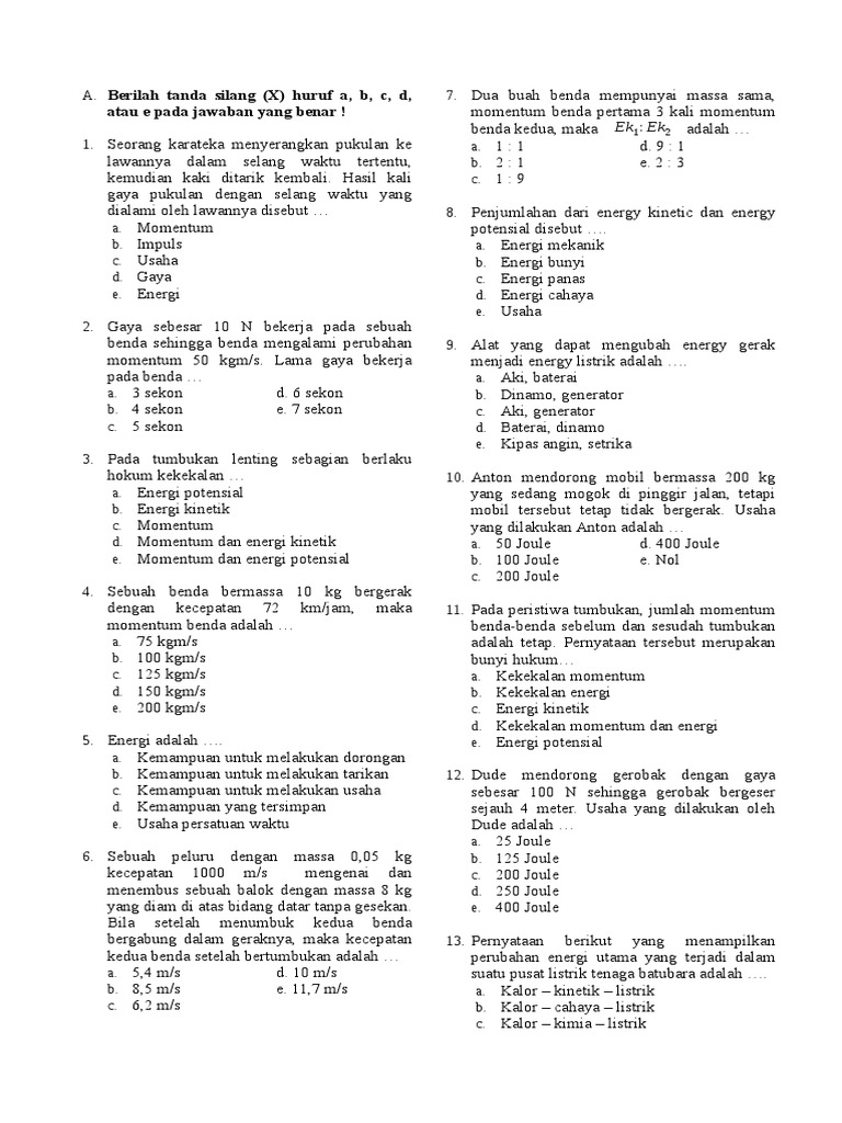 31+ 250 Soal Uas Pai Kelas X Semester 2 Pictures