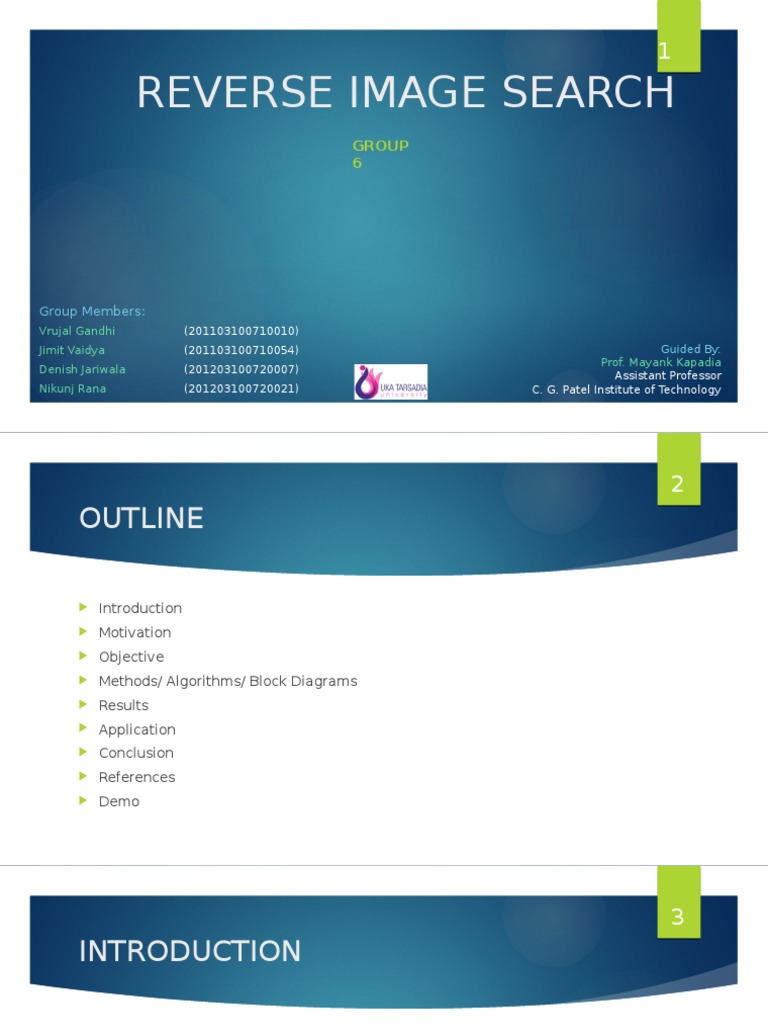 Reverse Image Search Project | PDF | Vision | Emerging Technologies