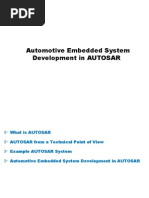 Automotive Embedded System Development in AUTOSAR