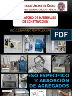 4.- Cuarta Clase Peso Especifico Absorcion