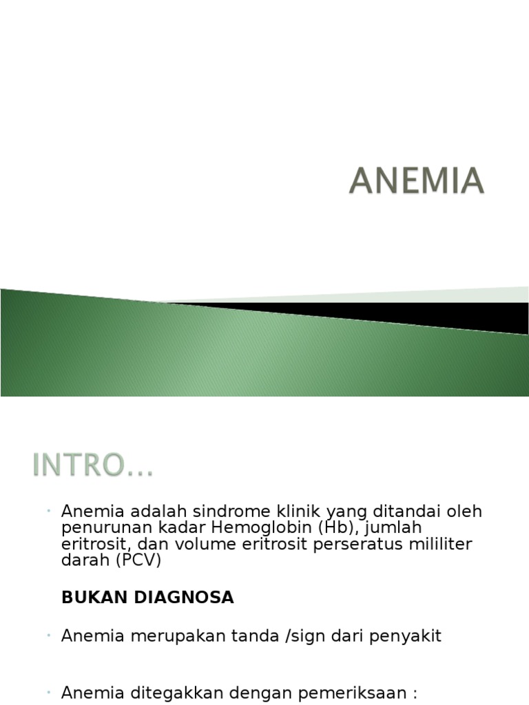 Anemia PDF
