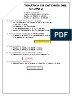 Marcha Sistemática de Cationes Del Grupo 2