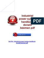 Industrial Power System Handbook Donald Beeman PDF