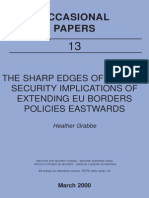 Occasional Papers: The Sharp Edges of Europe: Security Implications of Extending Eu Borders Policies Eastwards