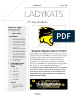 Ladykat Newsletter 1