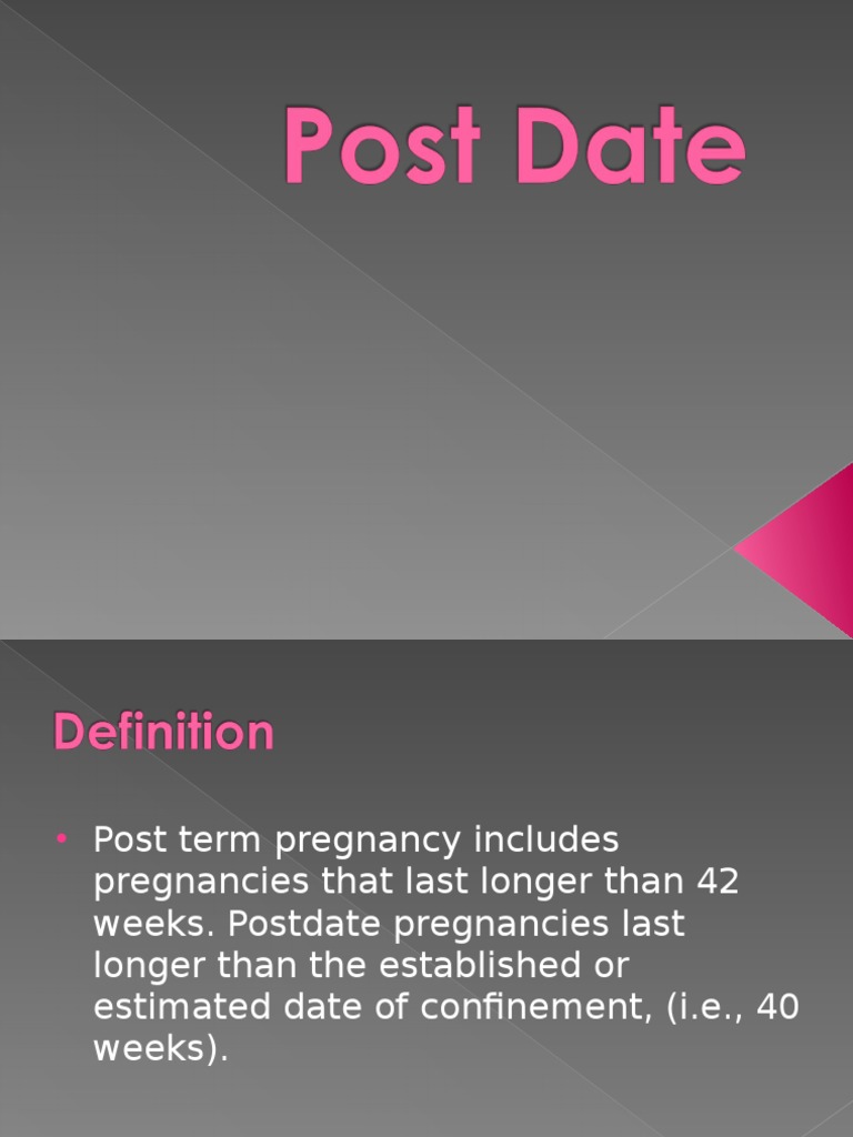 Post Date PDF Childbirth Pregnancy