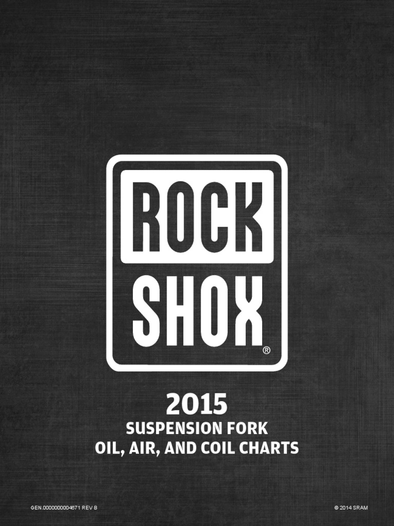 Rockshox Oil Air and Coil Chart 2015 Human Powered Vehicles