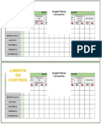 Formato para Llevar El Control de La Glucosa