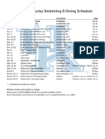 UK Swimming and Diving 2015-16 Schedule