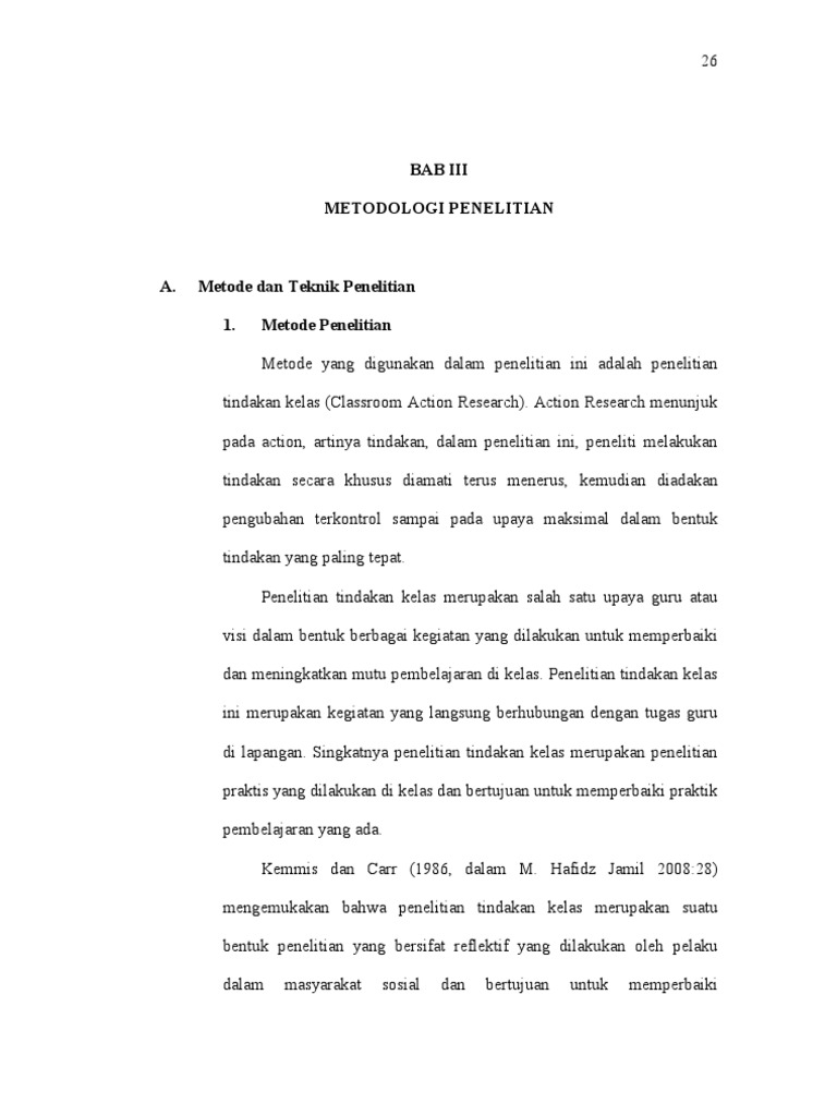 Bab Iii Metode Penelitian