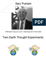 Putnam's Twin Earth Thought Experiments