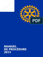 Manuel de Procedure Rotary