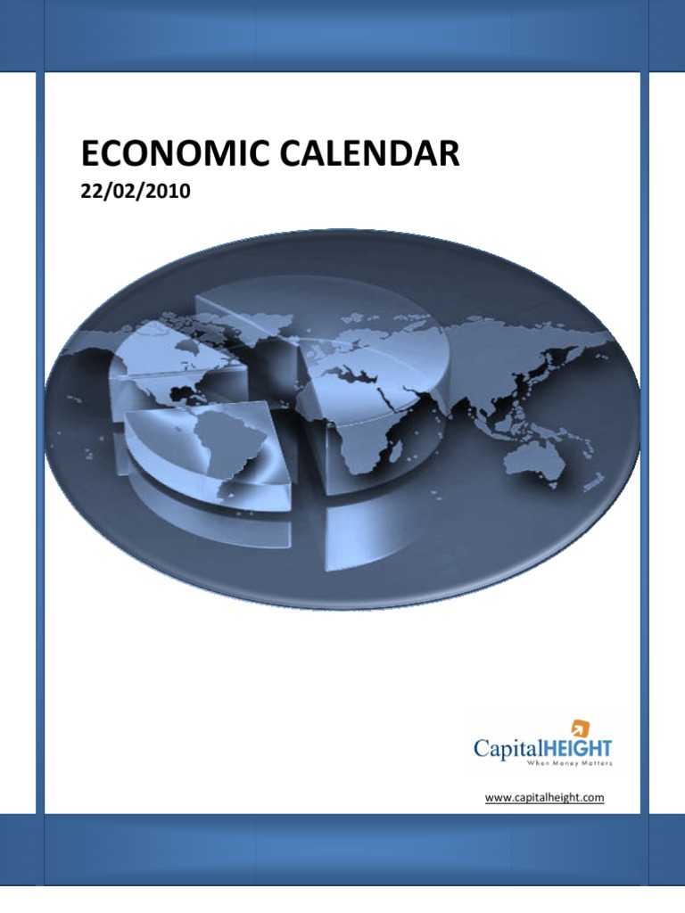 Economic Calendar Economic Calendar PDF Consumer Confidence Stocks