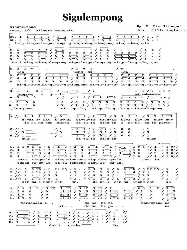 Sigulempong | PDF