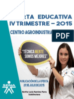 Oferta Educativa IV Trimestre