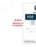 IB Math Statistics & Probability