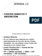 Costeo Directo vs Absorción