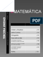 Caratula Segunda Unidad Matematica