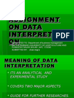 Assignment On Data Interpretati ON