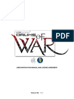 User Instruction Manual and License Agreement: Drums of War - 1 of 5