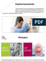 Biotech and Biologics Manufacturing Service
