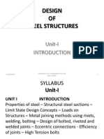 Design of Steel Structures Presentation of Lecturenotes