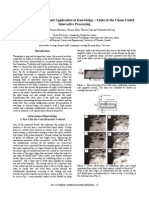 Generation, Validation and Application of Knowledge – Links in the Chain Called Innovative Processing