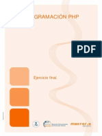 Ejercicio Final de PHP y MySQL