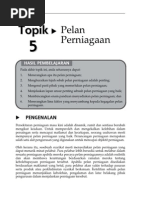 Topik 5 Pelan Perniagaan PDF