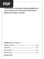 Final Project On Comparative Anlaysis Of Alchemist And The