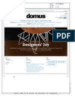 Designers' Joy: Architecture Design Art Products Domus Archive Shop