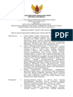 Perbawaslu No. 8 Tahun 2015 tentang Tata Cara Penyelesaian Sengketa Pemilihan Gubernur dan Wakil Gubernur, Bupati dan Wakil Bupati serta Walikota dan Wakil Walikota.PDF