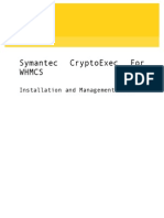 Symantec CryptoExec For WHMCS - Installation and Management Guide